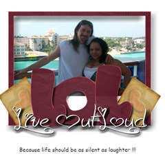 Live Out Loud - ScrapBook Page 12 x 12 Live Out Loud - ScrapBook Page 12 x 12