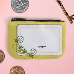 mini coin purse - love - yellow mini coin purse - love - yellow