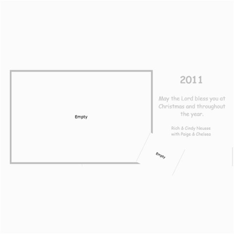 2011 Card By Cindy 8 x4  Photo Card - 2