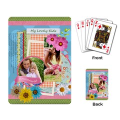 flower kids - Playing Cards Single Design (Rectangle) flower kids - Playing Cards Single Design (Rectangle)