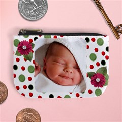 Mini Coin Purse red grn dots Mini Coin Purse red grn dots