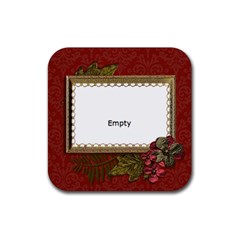 Coaster: Christmas3 - Rubber Coaster (Square) Coaster: Christmas3 - Rubber Coaster (Square)