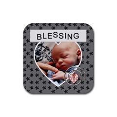 Blessing Square Coaster - Rubber Coaster (Square) Blessing Square Coaster - Rubber Coaster (Square)