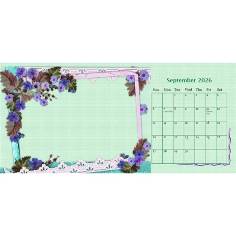 Little Flowers Desktop Calendar By Deborah Sep 2026