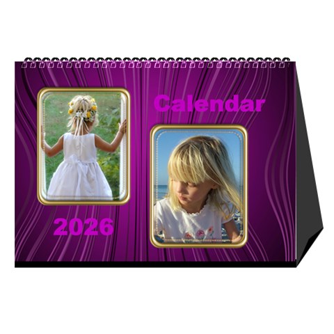 My Pink Desk Calendar By Deborah Cover