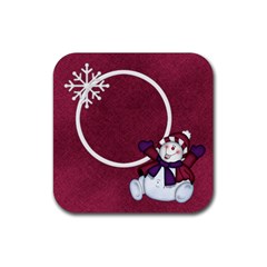 5 Little Snowmen Coaster 1 - Rubber Coaster (Square) 5 Little Snowmen Coaster 1 - Rubber Coaster (Square)