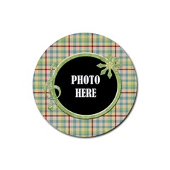 Holiday Melodies Coaster 1 - Rubber Coaster (Round) Holiday Melodies Coaster 1 - Rubber Coaster (Round)