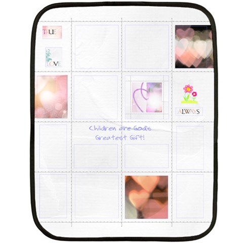 Love Mini Blanket By Birkie 35 x27  Blanket