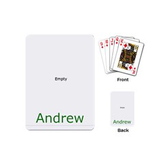 Mini Playing Cards Stocking Stuffer Gift Rudolph