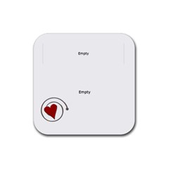 Loved Square Coaster - Rubber Coaster (Square)