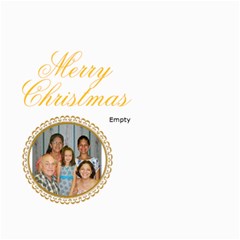 Gold Christmas tree card 1 - 5 x 7 Photo Cards Gold Christmas tree card 1 - 5 x 7 Photo Cards