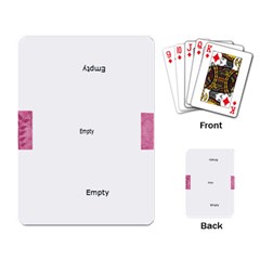 Pink Hearts Playing Cards - Playing Cards Single Design (Rectangle)