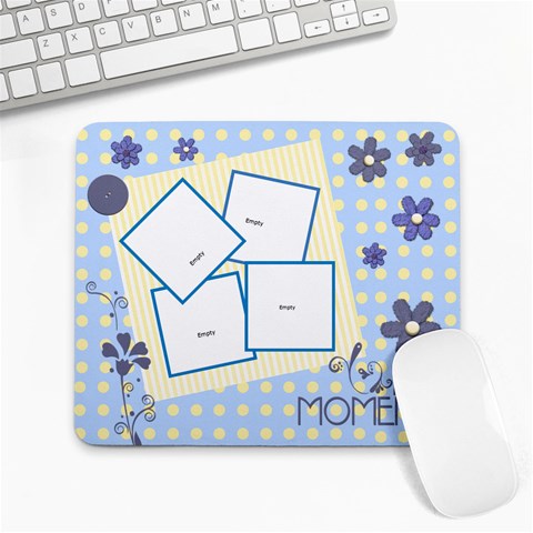 Serenity Blue 9.25 x7.75  Mousepad - 1