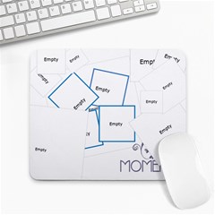 Serenity Blue-collage Mousepad 