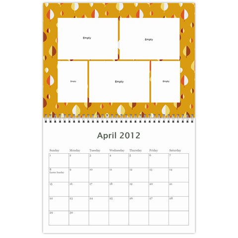 Marks Calander By Sandra Oldham Apr 2012