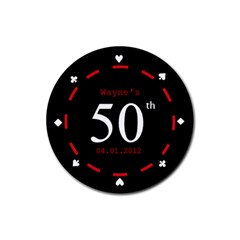 Poker Night Coaster - 50th Birthday