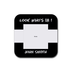 Birthday Coaster - Rubber Coaster (Square) Birthday Coaster - Rubber Coaster (Square)