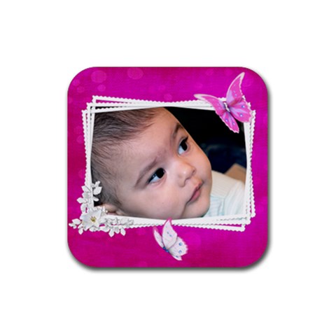 Pink Princess Coaster By Deborah Front