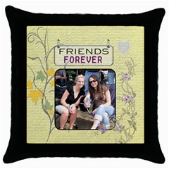 Friends Forever Throw Pillow Case (5 styles) - Throw Pillow Case (Black) Friends Forever Throw Pillow Case (5 styles) - Throw Pillow Case (Black)