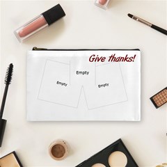give thanks cosmetic bag (M) - Cosmetic Bag (Medium)