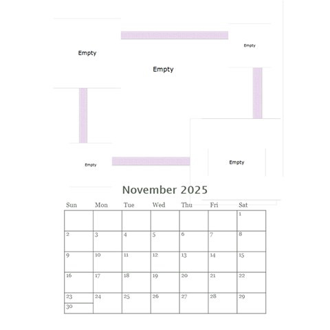 2025 Calendar By Joely Nov 2025