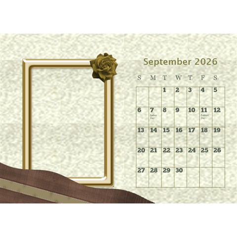 Delicate Desktop Calendar By Deborah Sep 2026