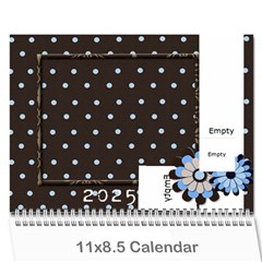 2025 Wall Calendar 11x8 5