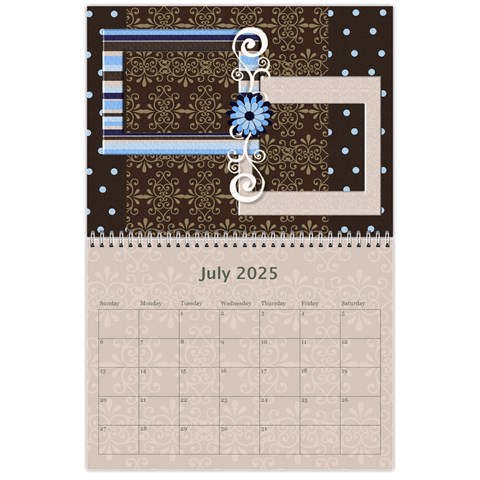 2025 Wall Calendar 11x8 5 By Angel Jul 2025