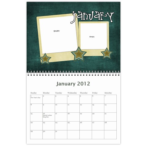 Nannys Calender By Sandra Oldham Jan 2012