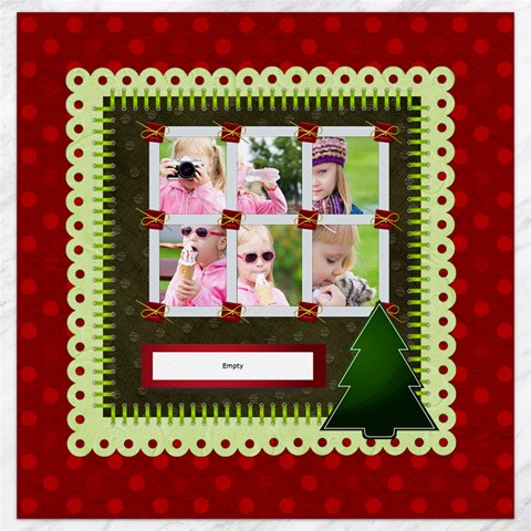 Christmas By Joely 11.4 x11.56  Canvas - 1
