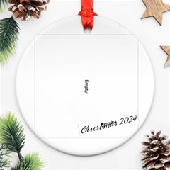 2-sided round 2 - Round Ornament (Two Sides) 2-sided round 2 - Round Ornament (Two Sides)