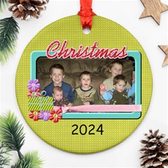 2-sided round 4 - Round Ornament (Two Sides) 2-sided round 4 - Round Ornament (Two Sides)