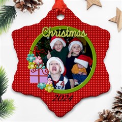 2-sided Snowflake 4 - Snowflake Ornament (Two Sides) 2-sided Snowflake 4 - Snowflake Ornament (Two Sides)