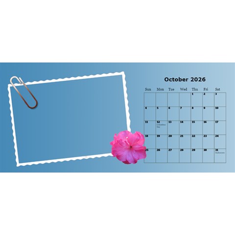 Postcard Desktop Calendar By Deborah Oct 2026