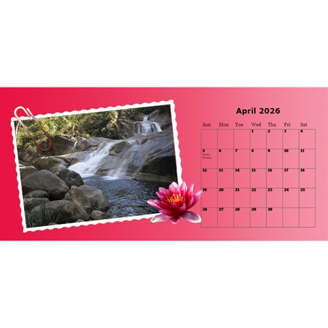 Postcard Desktop Calendar By Deborah Apr 2026
