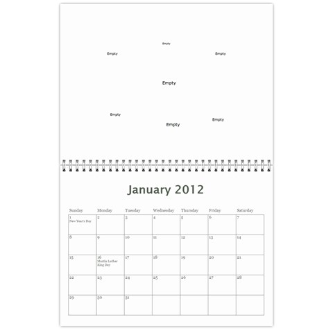 Mom And Dad R 2012 Calendar By Amy Roman Jan 2012