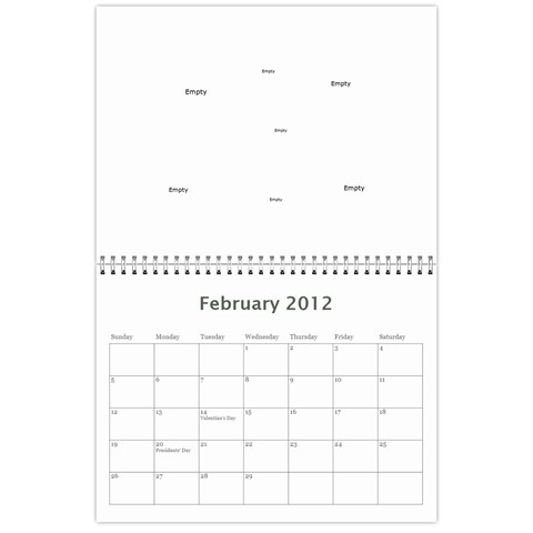 Mom And Dad R 2012 Calendar By Amy Roman Feb 2012