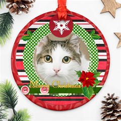 christmas - Round Ornament (Two Sides) christmas - Round Ornament (Two Sides)
