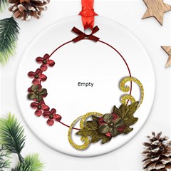 Round Ornament (Two Sides): Christmas5 Round Ornament (Two Sides): Christmas5