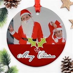 Round Ornament (Two Sides): Holidays6 Round Ornament (Two Sides): Holidays6