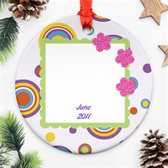 June - Ornament (Round)