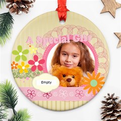 happy time - Round Ornament (Two Sides) happy time - Round Ornament (Two Sides)