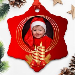 Candle Snowflake - Ornament (Snowflake)