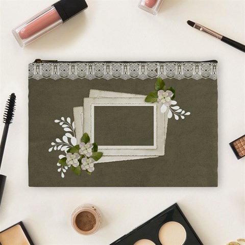 Large Cosmetic Bag: Love By Jennyl Front