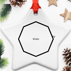 You re a Star Monochrome Double Sided Star Ornament - Star Ornament (Two Sides)