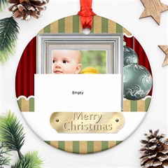 xmas - Round Ornament (Two Sides)