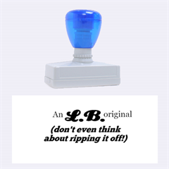 lauren stamp - Rubber Stamp (Large)