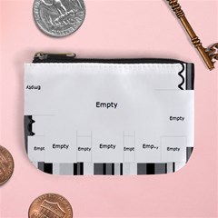 mini coin purse - black mini coin purse - black