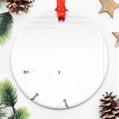 ornament - christmas 6 - Ornament (Round) ornament - christmas 6 - Ornament (Round)