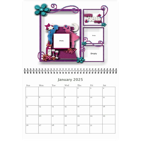 2025 Future Blessed Always Calender By Amarie Jan 2025